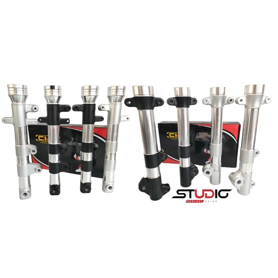 Bottom shock depan model original bubut alus kinclong Satria FU mio jupiter beat vario sccopy