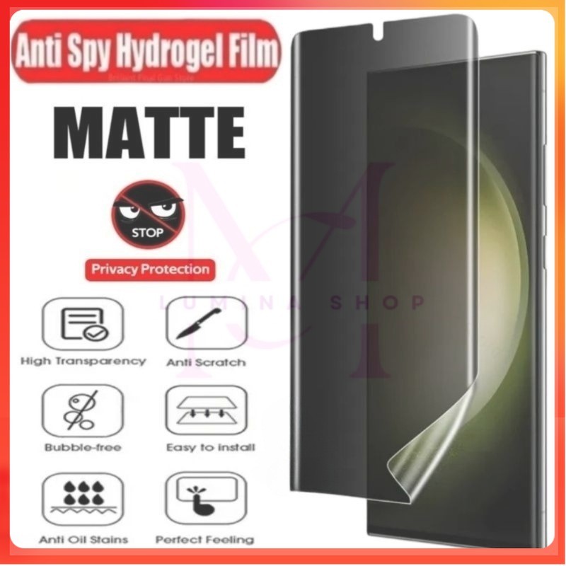 INSTANT Anti Gores Hydrogel Matte Spy Privasi Anti Intip For Huawei P20 Huawei P20 Lite Huawei P20 P