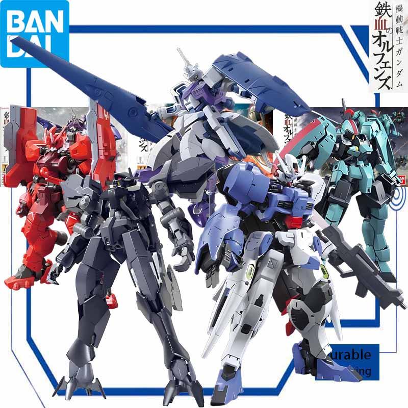 Bandai Original MODEL KIT HG IBO 1/144 GRAZE EIN Anime Action Figure Assembly Model Toys Model Gifts