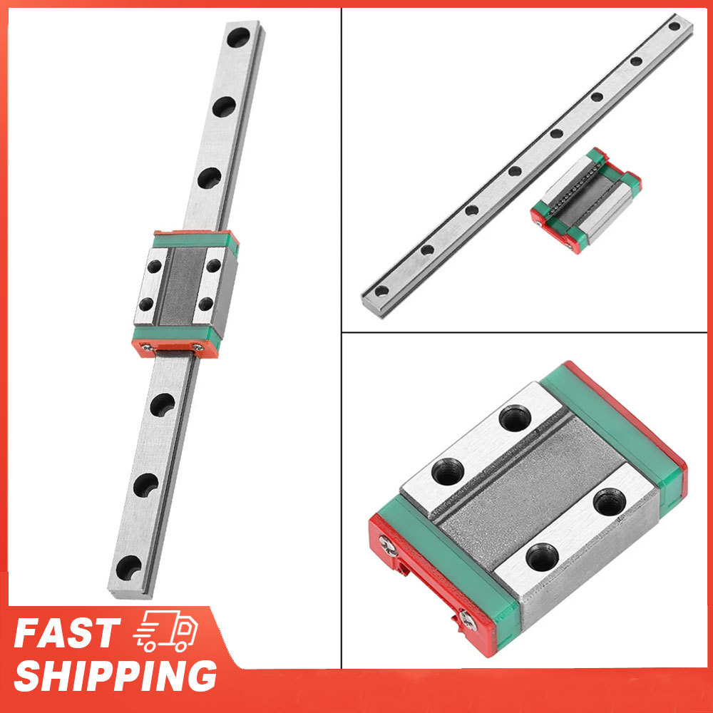 LML9B Miniature Linear Rail  Rail 9mm Width Slide Block Linear Motion Rail Linear Rail Block Linear 