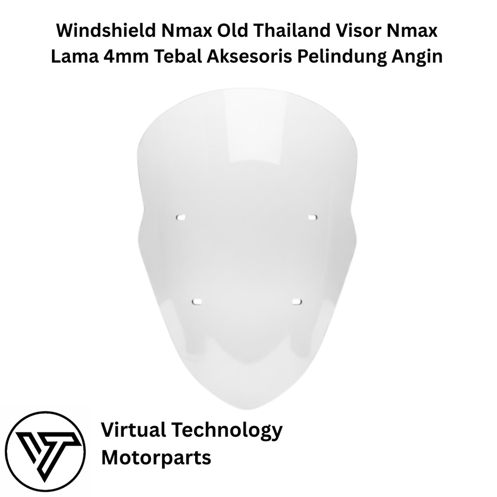 Windshield Nmax Old Thailand Visor Nmax Lama 4mm Tebal Aksesoris Pelindung Angin