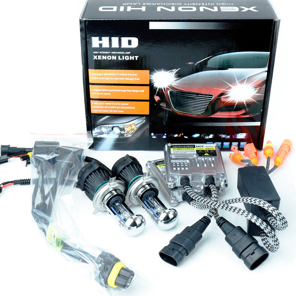 Slim Ballast Xenon HID Fast Start 55W KIT H4 bi xenon H1 H3 H7 H11 H27 880 9005HB3 9006HB4 High qual