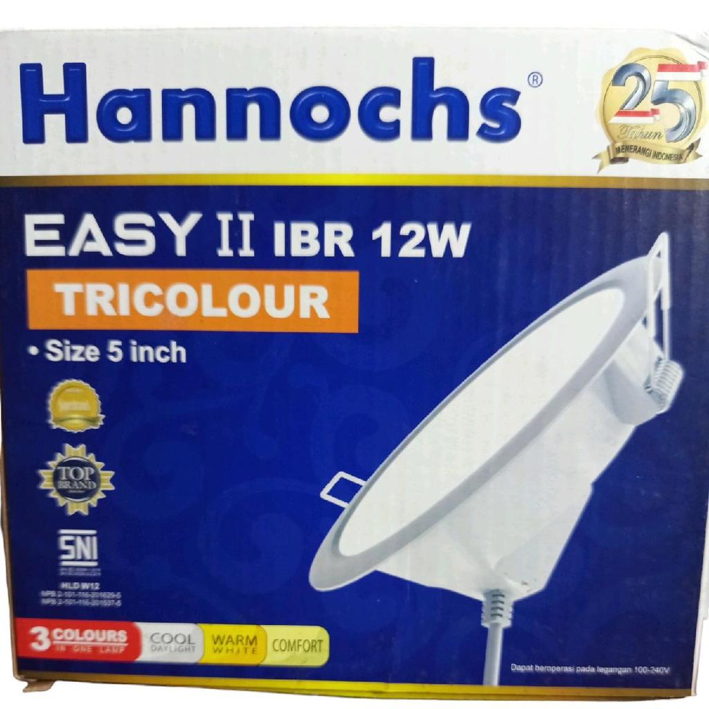 Downlight Hannochs Easy II IBR 12Watt Tricolour