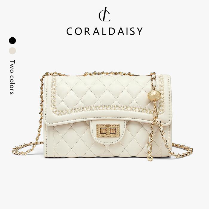 PROMO  CORALDAISY Tas Wanita 2025 Tas Selempang Wanita Shoulder Bag Fashion Rantai bag elegan sling 