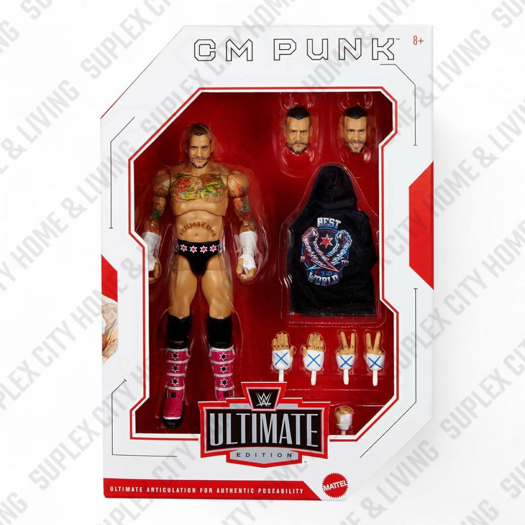 CM Punk Action Figure Mattel WWE Ultimate Edition 27