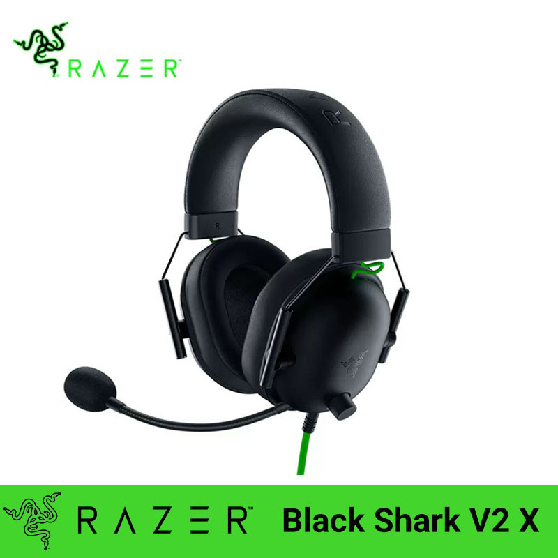 2023 Razer BlackShark V2 X Headphone Wired Gaming Headset: 7.1 Surround Sound- Game For PS4,PS5, Nin