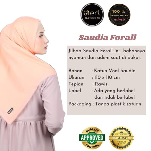 Saudia Rawis Saudia Forall Kerudung Segi Empat Hijab Segi Empat Jilbab Segi Empat Polos Segi Empat 2