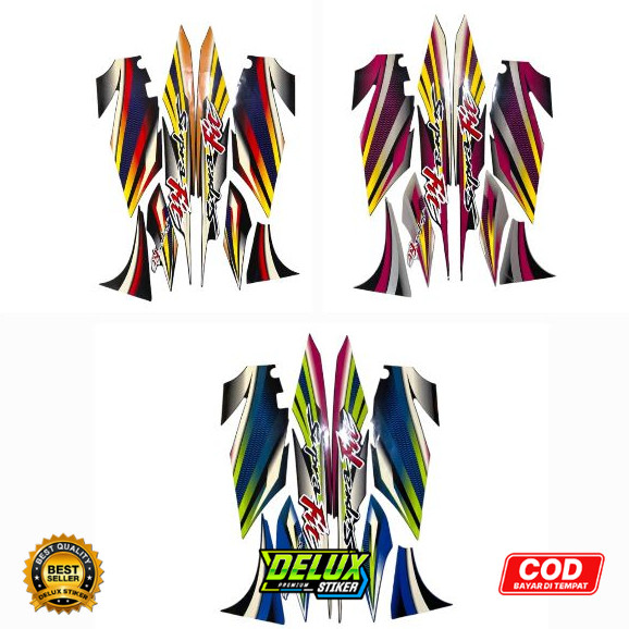 Striping Supra Fit 2004 Tromol | sticker bodi motor supra fit lama