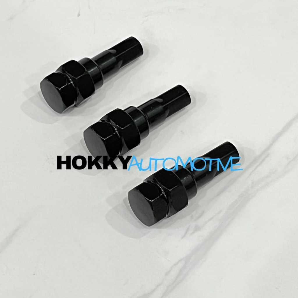 kunci l pembuka mur baut lugnut / kunci baut lugnut 12mm hitam PREMIUM