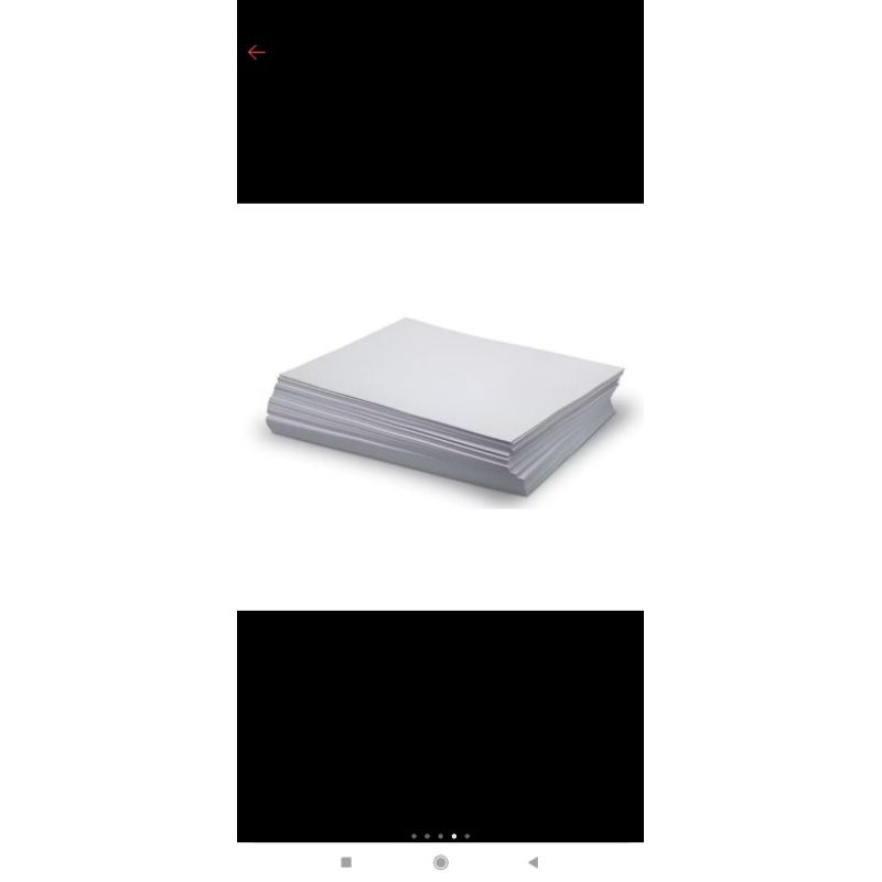 PROMO RAMADHAN kertas HVS bekas A4/F4 kemasan 1 kg sebelah kosong kertas print shopee