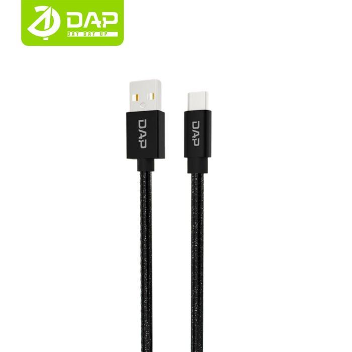 =Aksesoris HP= Terlaris DAP DFT120 data cable high speed data transfer USB to Type C 3A Kabel data f