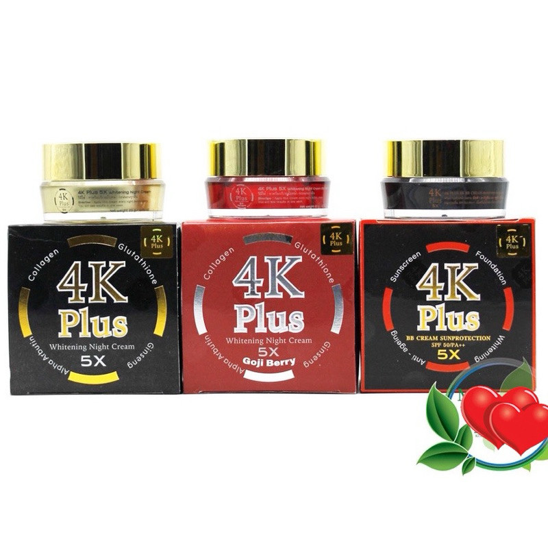 CREAM 4K PLUS THAILAND |  4K Plus Whitening 100% Original BPOM