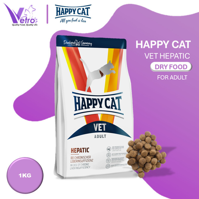 Happy Cat Vet adult Hepatic dari kemasan 4kg | Happy Cat Hepatic 1kg Kemasan Repack