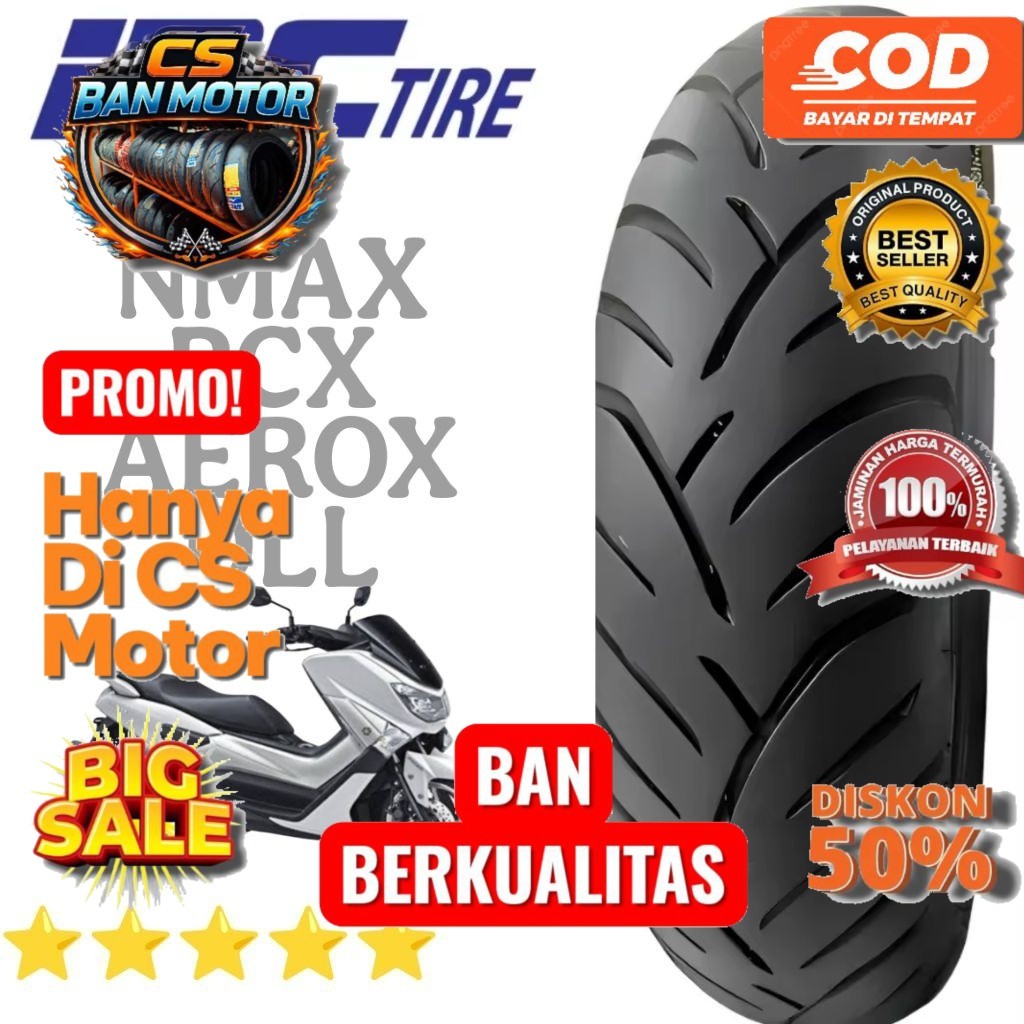 PROMO SALE Ban Tubeless Nmax Aerox Pcx Merek Irc 110/80/13 Dan 130/80/13