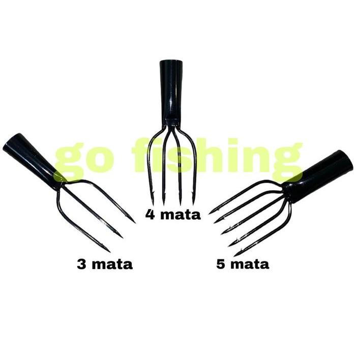 Mata Tombak / Serampang Ikan Tanpa Gagang ( MATA 3, 4, 5 ) - mata 3