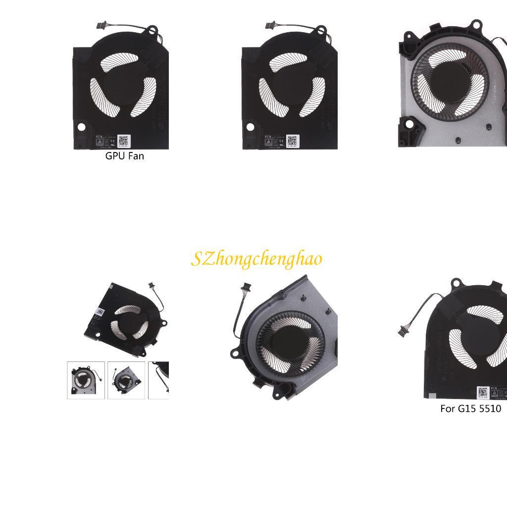 CPU GPU Raator Replacement Laptop Graphics Card Cooling Fan for Dell G15 5510 5511 5515 2021 RTX3050