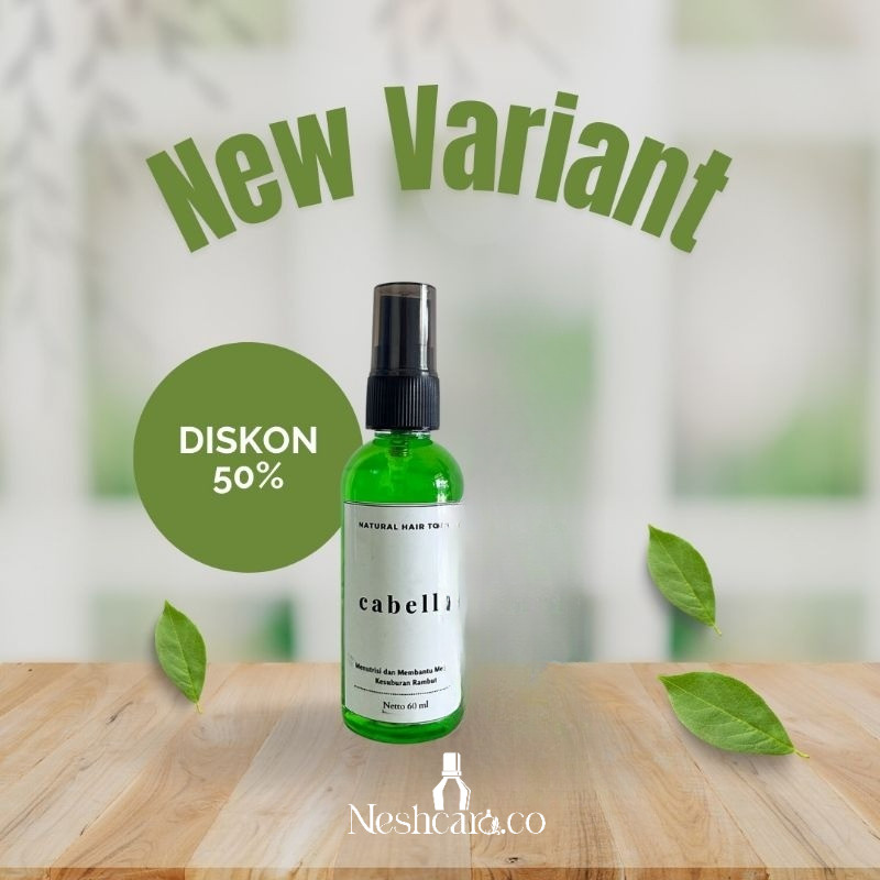 Hair Tonic Barbershop Cabello (Soft/Natural) / parfume rambut / vitamin rambut / minyak rambut Origi
