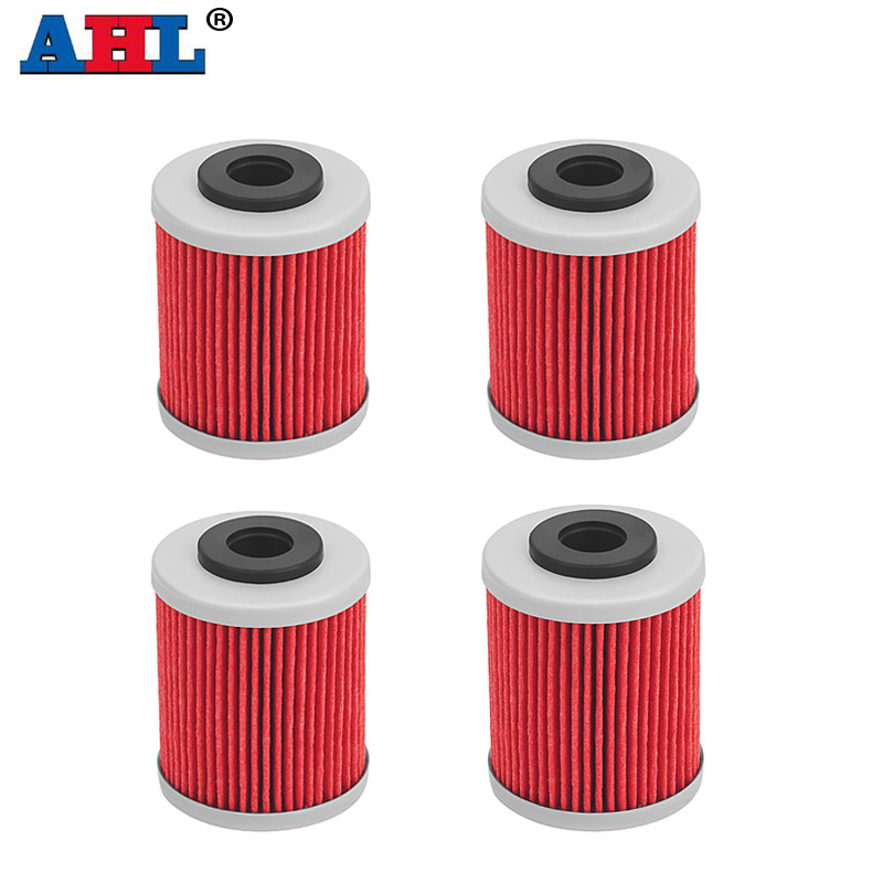 1/2/4pcs Motorcycle Parts Oil Filter For Polaris 2520755 450 Outlaw MXR For XC 450 525 SX 400 520 SM