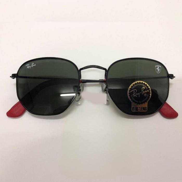 Kācāmātā Origināl Rāybān Scuderiā Ferrāri RB3548 Size 54 Preloved