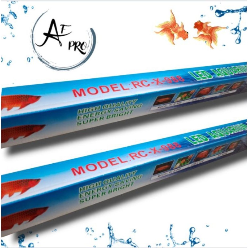 LAMPU LED AQUARIUM AQUASCAPE ARWANA RECENT RCX 988