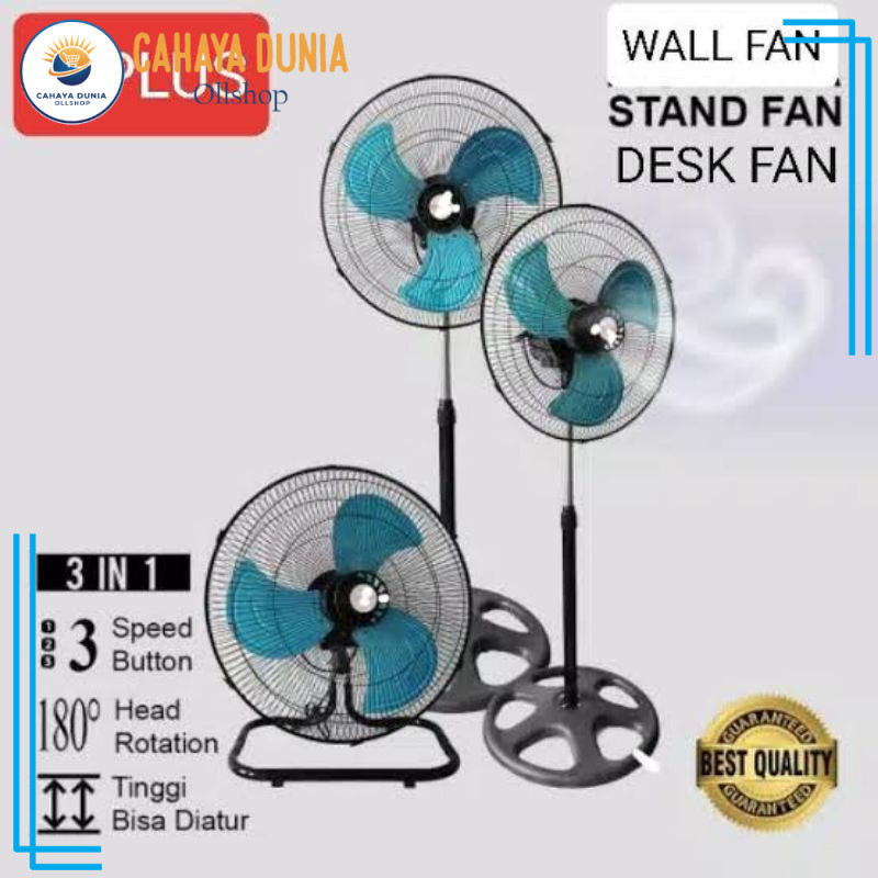 Kipas Besi N.PLUS 18 Inch 3in1 Tornado Series - Garansi Resmi