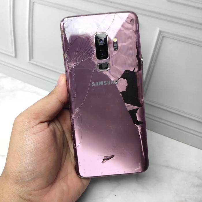 (LCD RUSAK Mati Total) Samsung S9 Plus Second Original