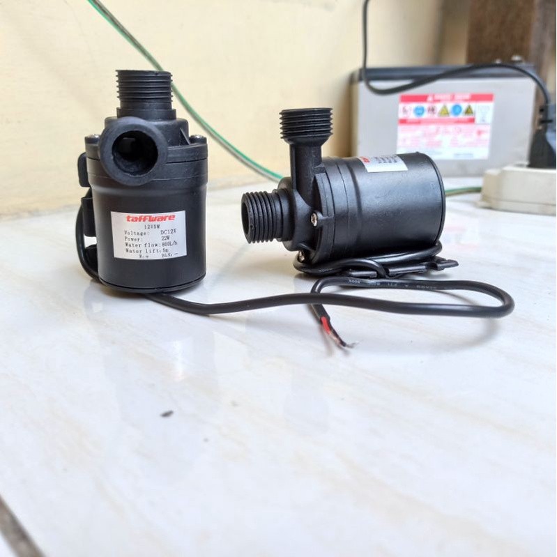 Pompa sumersible dc 12v 22watt 5meter pompa air submersible