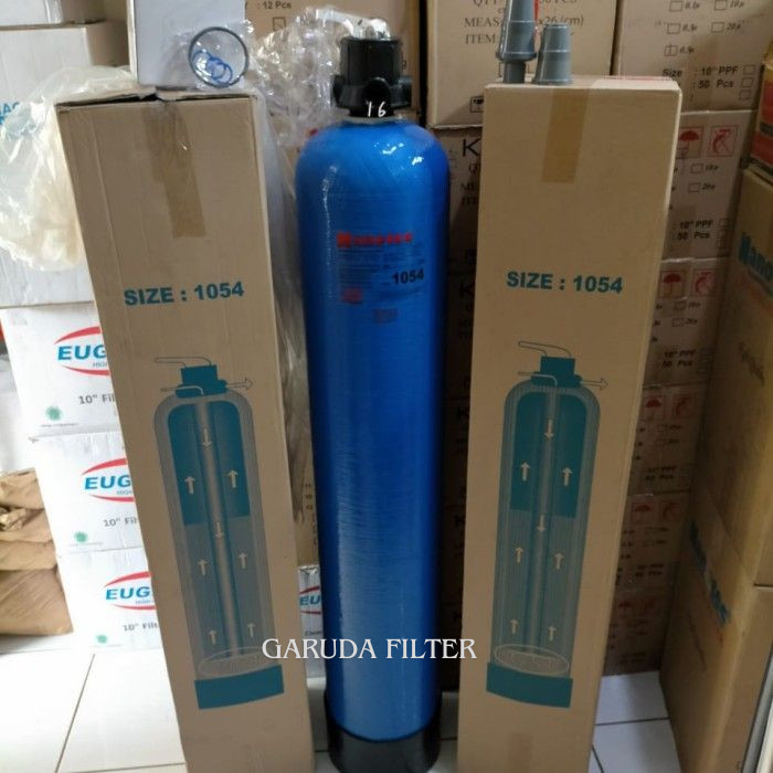 Tabung Frp 1054 Nanotec / Tabung Filter Air Nanotec 1054 / Tabung Media filter air / Natural,Biru