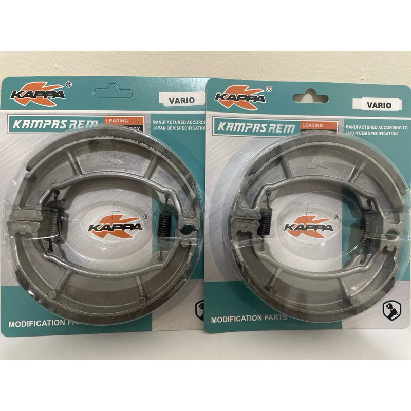 PAKET 10 PCS KAMPAS REM TROMOL BELAKANG KAPPA PIRODO HONDA VARIO 110 125 150 FI ESP BEAT SCOOPY KARB