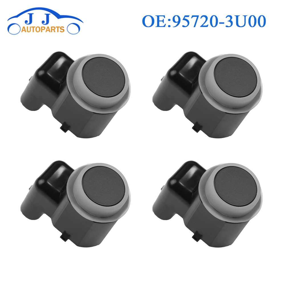 4 PCS New Black Car Reversing Radar Ultrasonic Parking Sensor For Hyundai  Kia 957203U100 4MS271H7D 