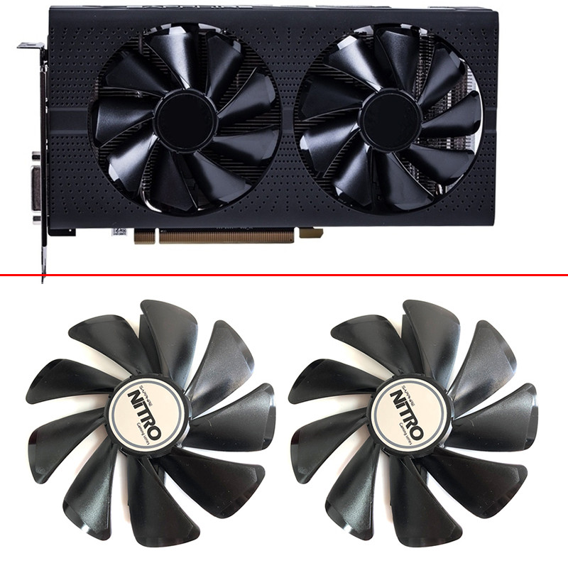 NEW Cooling Fan CF1015H12D 95mm 4PIN For Sapphire Radeon RX 470 480 580 570 NITRO Mining Etion RX580