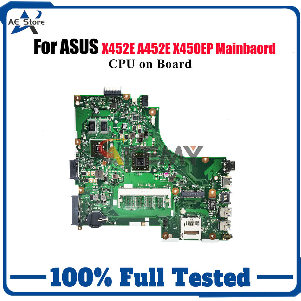 X450EP Laptop Motherboard For ASUS VivoBook X450E X452E X450EP A452E Notebook Mainboard With CPU 100