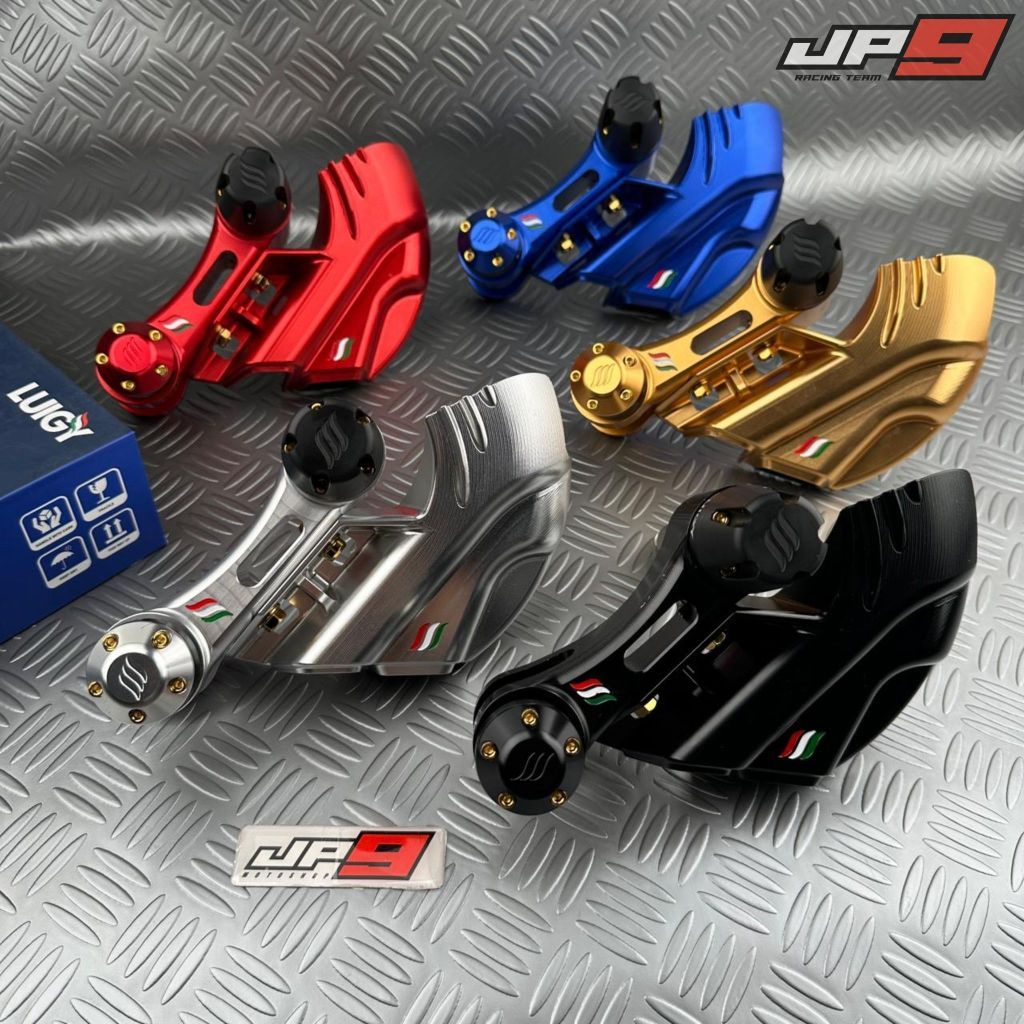 Set Swing Arm Fork Front Depan + Dop Slider + Race Duct CNC Vespa Sprint Primavera S Lx Lxv Luigy
