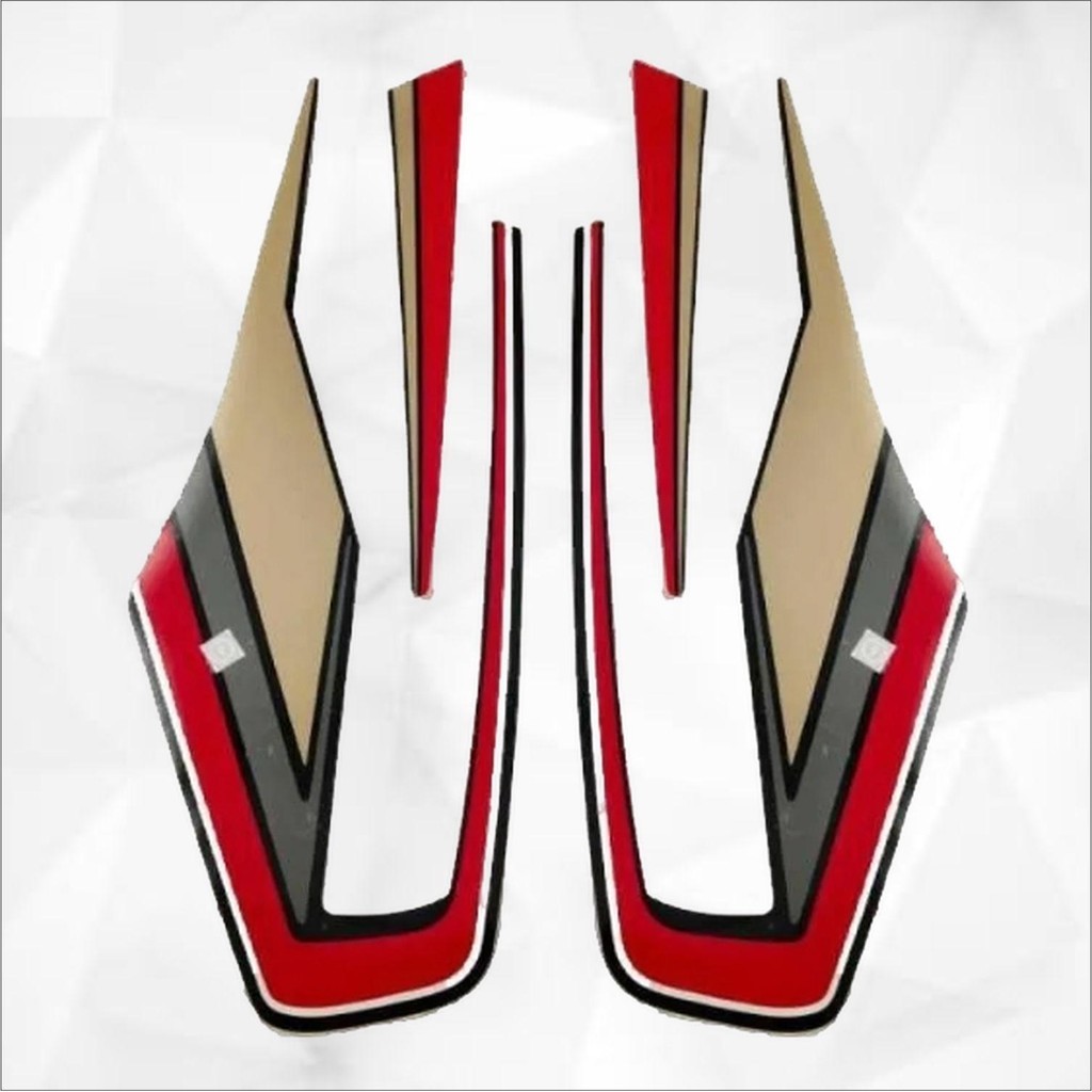 LIS STRIPING RX KING 1992 MERAH NON ORI