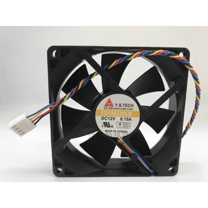 New Cooler Fan for Y.S.TECH 9025 FD129225LB DC12V 0.15A PWM Fan 9CM Cooling Fan 90*90*25mm
