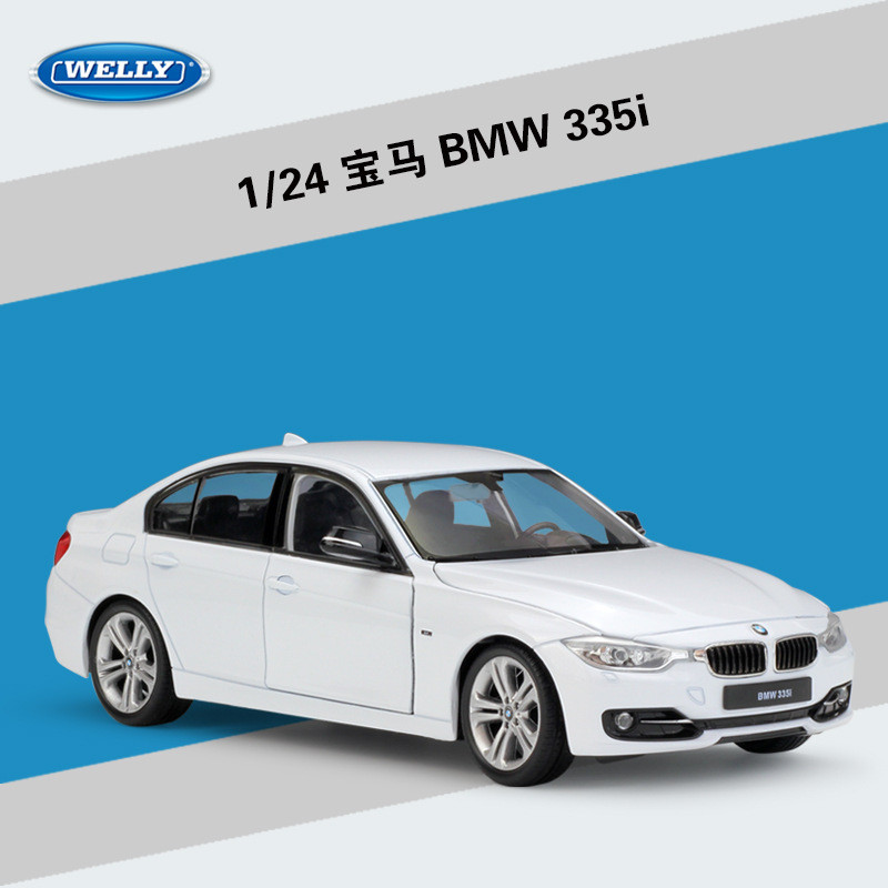 Welly 1:24 Bmw 3 Series Car 335i 335 I Imitation Alloy Car Model Toy Collection Display Gifts