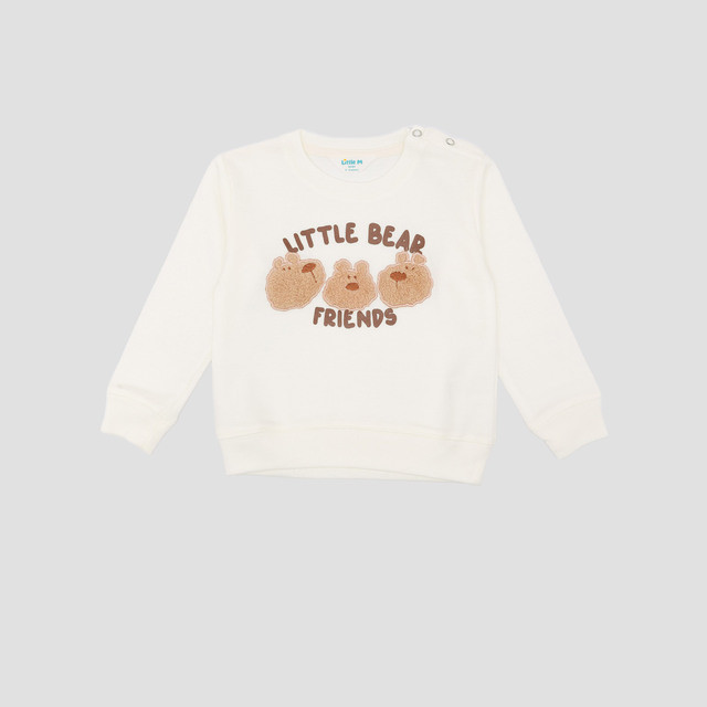 Little M Non Hoodie Chenille 3 Bears Sweater Bayi 123403308