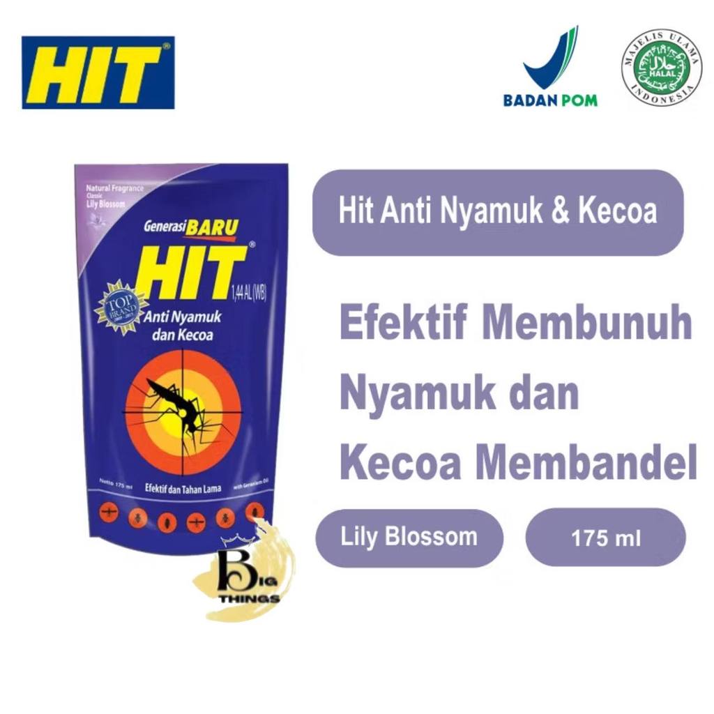 Hit Cair Refil 175ml Hit isi ulang Pompa Semprotan Original