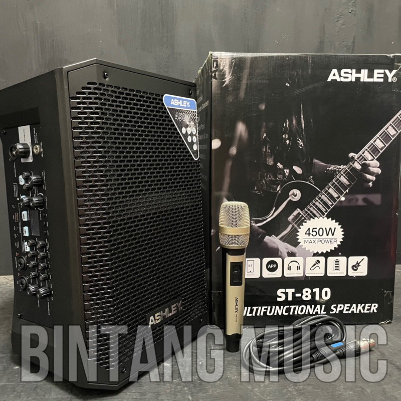 speaker aktif ashley st810 original 450 watt ASHLEY ST 801