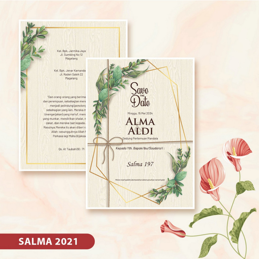 Blangko Undangan  SALMA kode 197 (Blangko Center)
