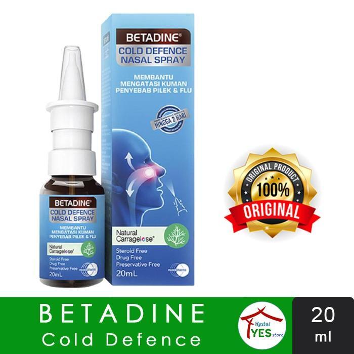 Betadine Nasal Spray Adult Cold Defense 20 ML Retail - Dewasa