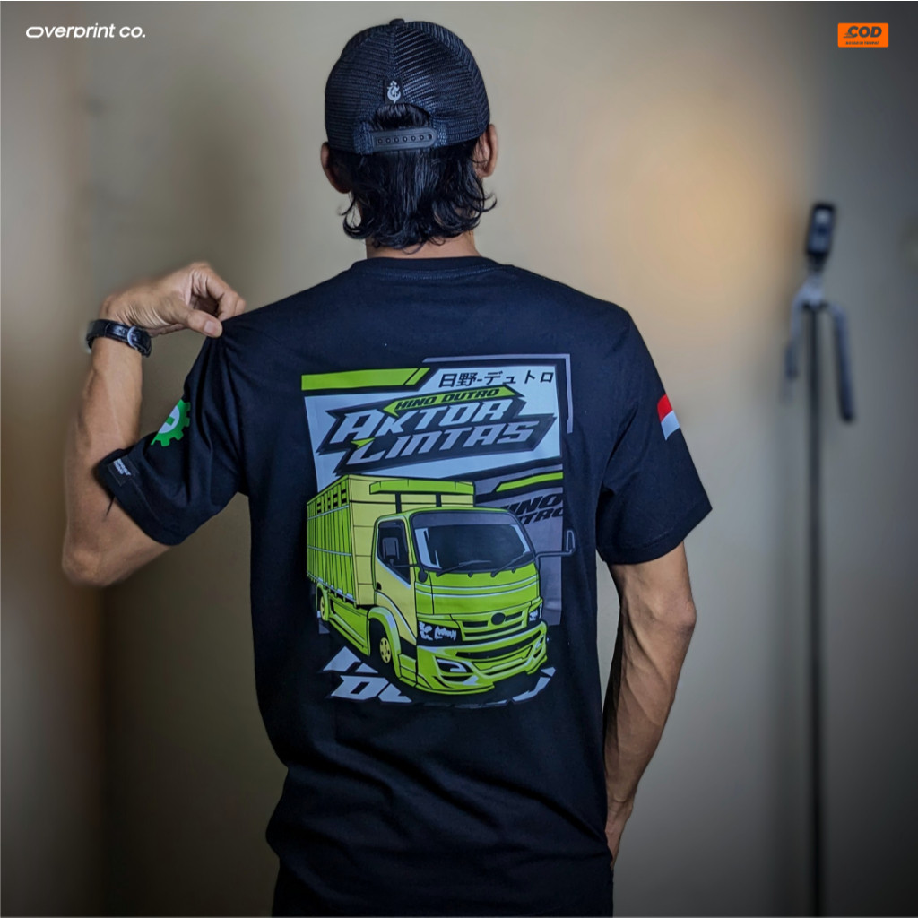 Ranberry Graphic t-shirt KAOS TRUK HINO DUTRO BAK | HINO DUTRO AKTOR LINTAS, BAHAN KATUN COMBED