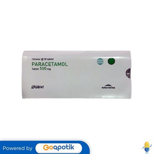 Paracetamol Kimia Farma 500 Mg Blister 10 Tablet