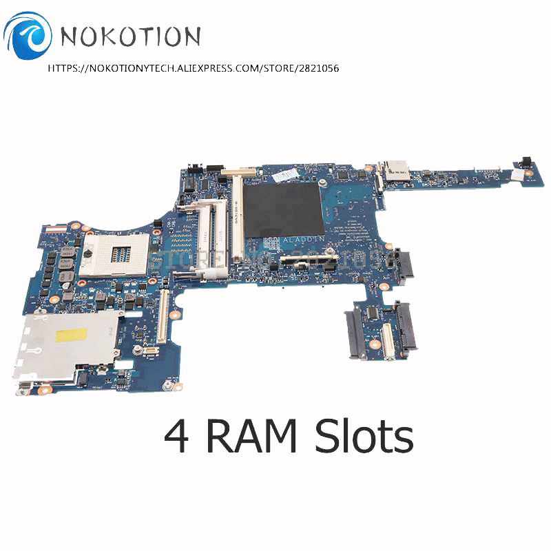 NOKOTION For HP Elitebook 8770W Laptop Motherboard 688746001 688746601 DDR3 4 RAM Slots Quadro K5000