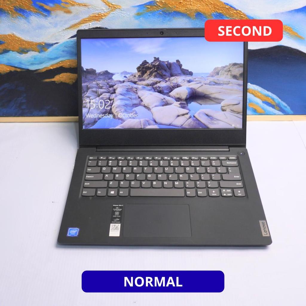 LENOVO 81WH PENTIUM SILVER N5030 8 GB (14") LAPTOP SECOND ORIGINAL SINAR MUTIARA CELL