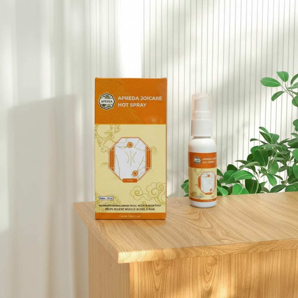 Obat Semprot Kaki Kesemutan & Mati Rasa - Apreda Joicare Hot Spray Pereda Nyeri Mata Kaki & Lutut - 