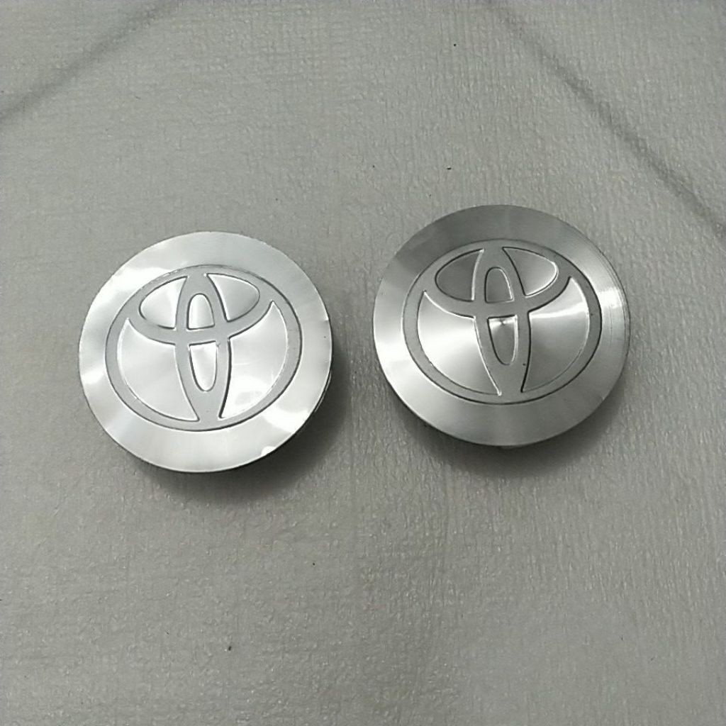 dop roda tutup velg mobil kijang kapsul lgx 2002- 2005 alumunium chrome diameter 6,5 cm