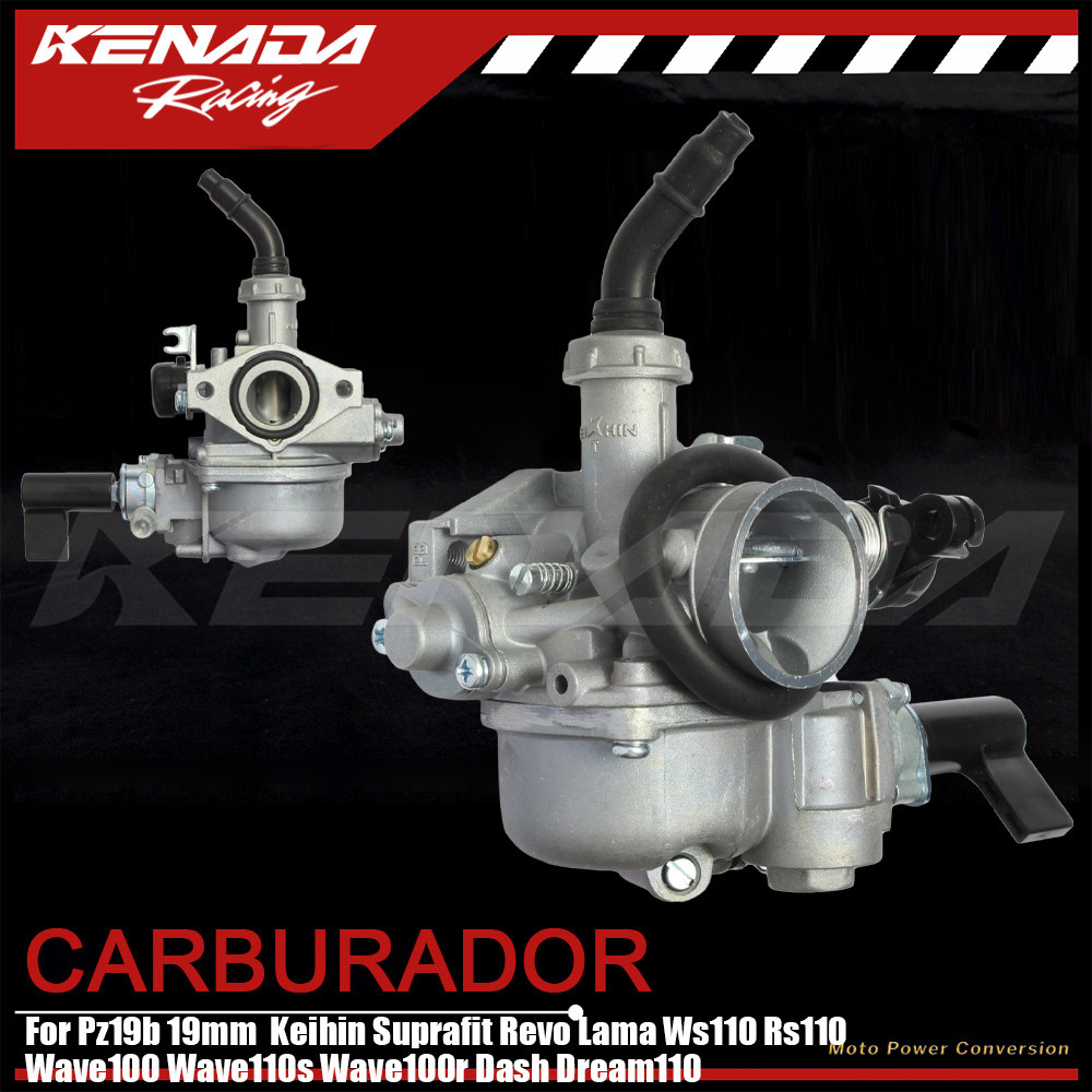 Carburador ForPz19b 19mm    Suprafit Revo Lama  Ws110  Wave100r Dream110 Dash   Wave110s  Rs110  Wav