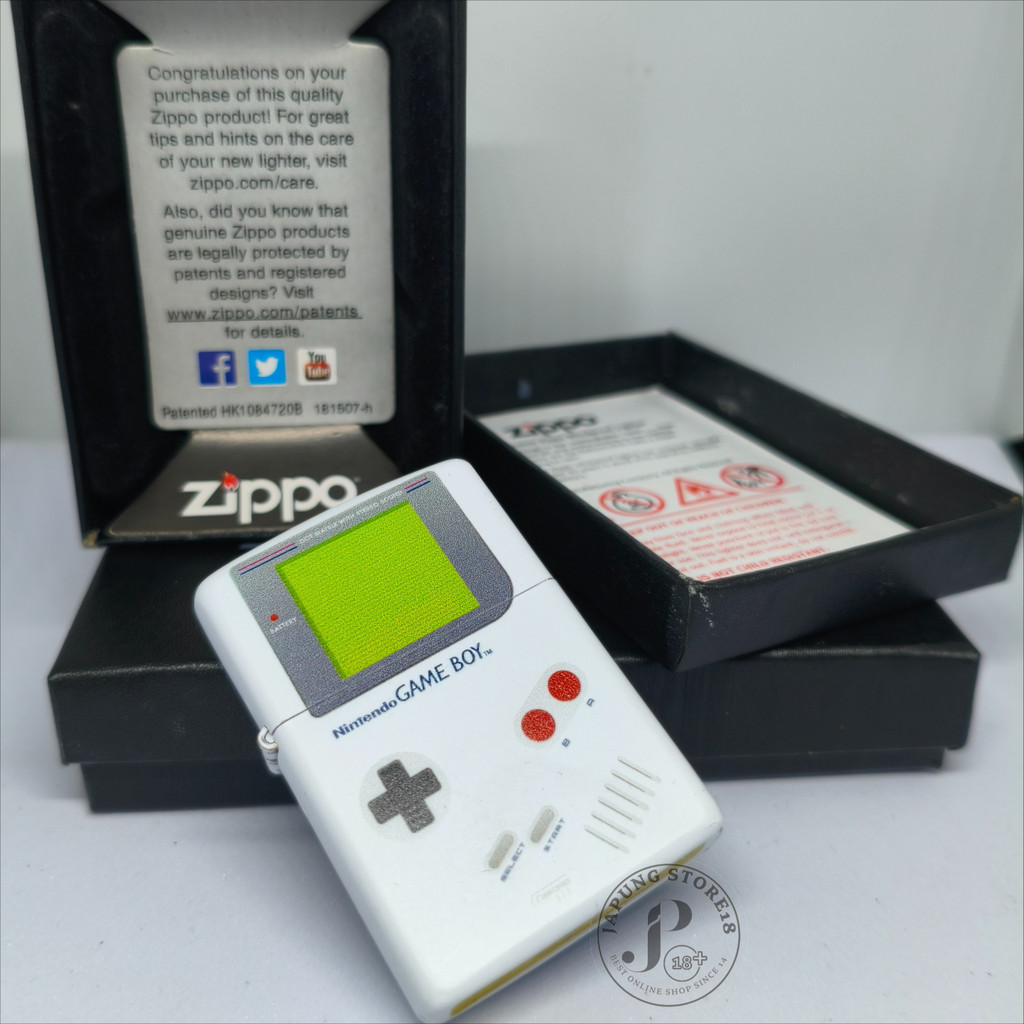 korek api Zippo Game Boy jadul vintage like ori