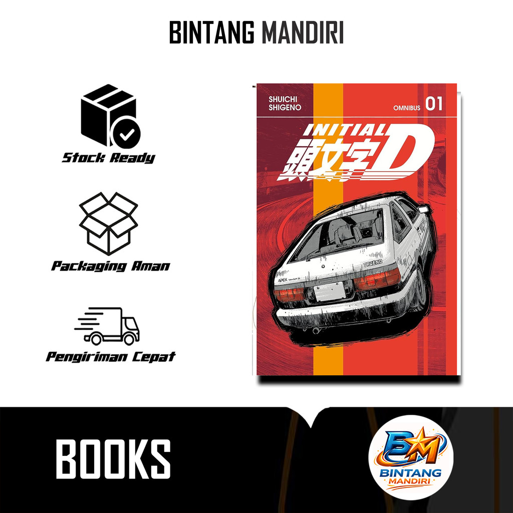 Komik Manga Initial D ( Omnibus Edition ) | English